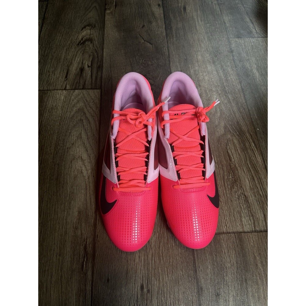 Nike Alpha Menace 4 Pro NRG Racer Pink/Grey Cleats HJ4568-600 Men’s Size 10